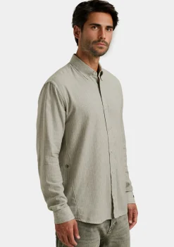 Overhemden>CAST IRON OVERHEMD Groen