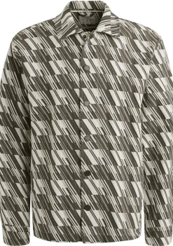 Overshirts>CAST IRON OVERSHIRT Grijs