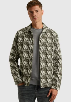 Overshirts>CAST IRON OVERSHIRT Grijs