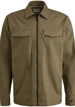 Overshirts>CAST IRON OVERSHIRT Groen