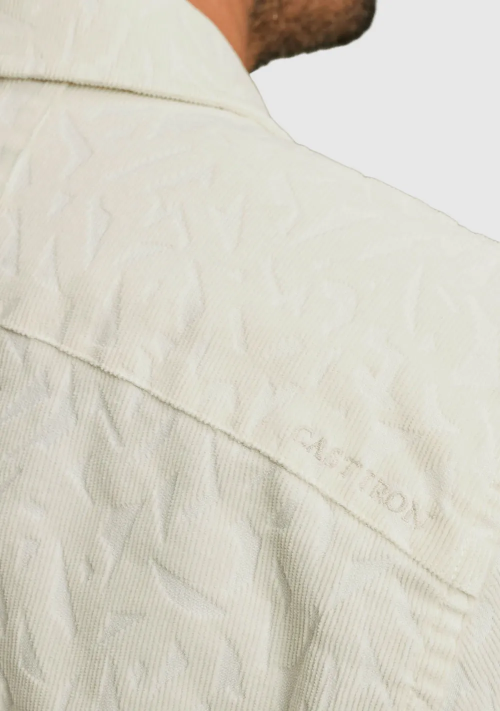 Overshirts>CAST IRON OVERSHIRT Off white