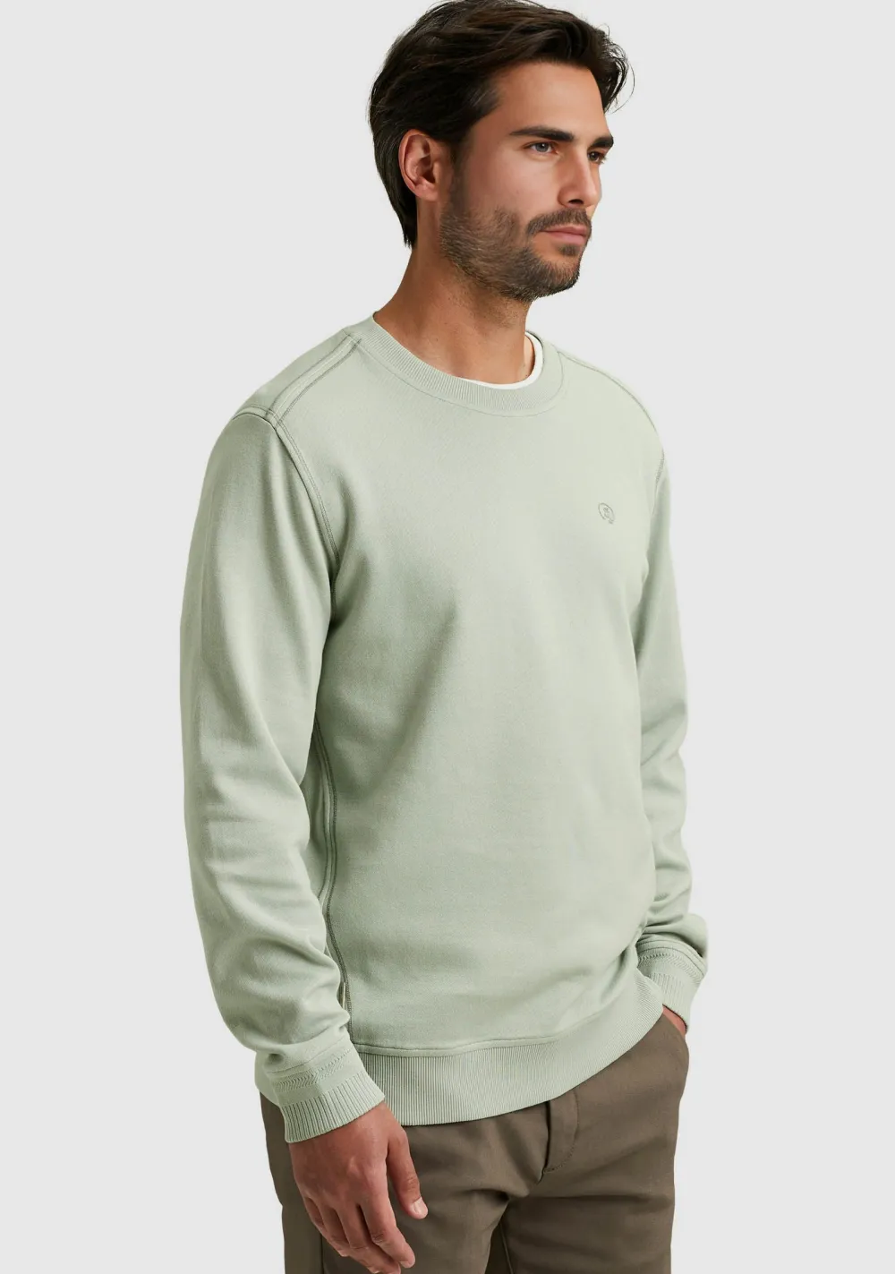 Truien>CAST IRON TRUI Grijs