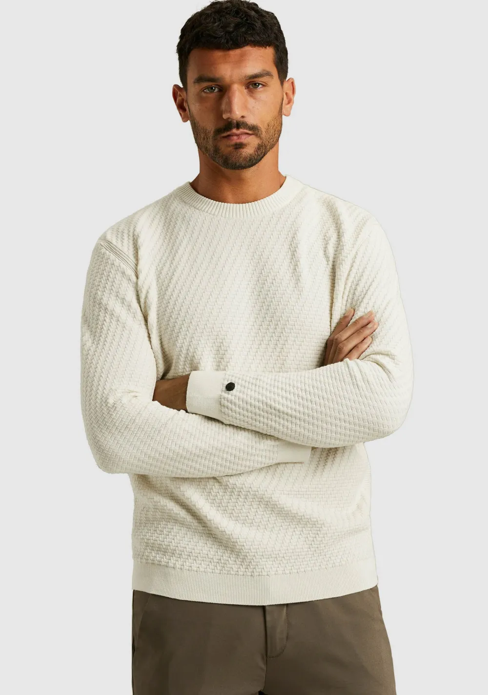 Truien>CAST IRON TRUI Off white