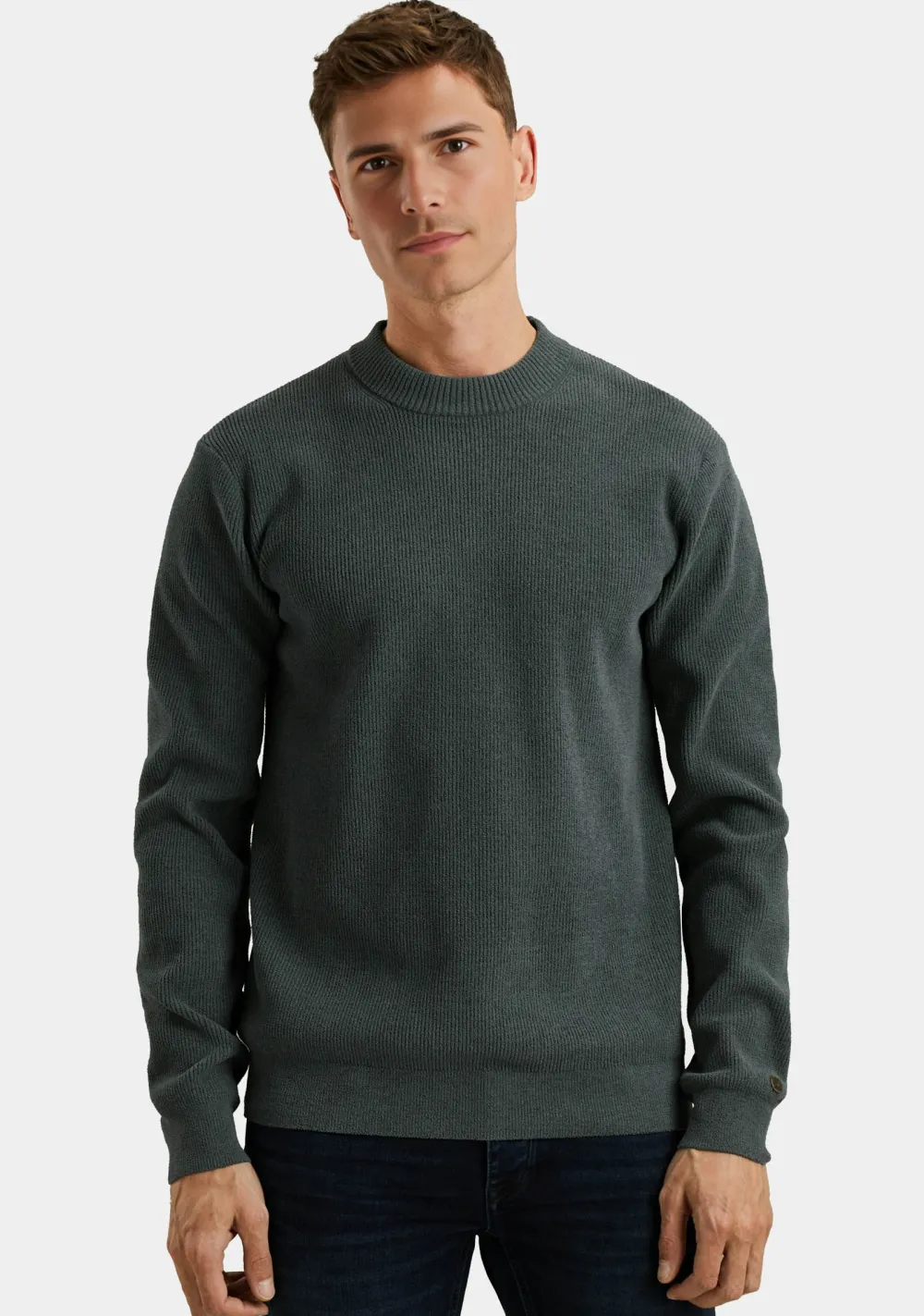 Truien>CAST IRON TRUI Blauw