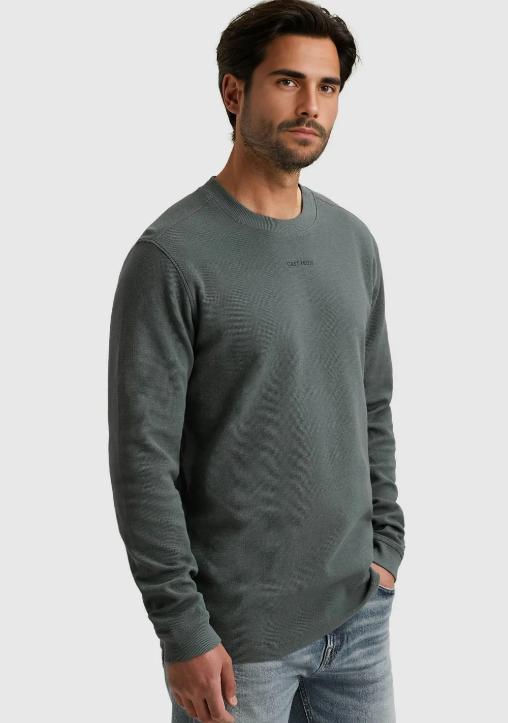 T-Shirts>CAST IRON TSHIRT Blauw