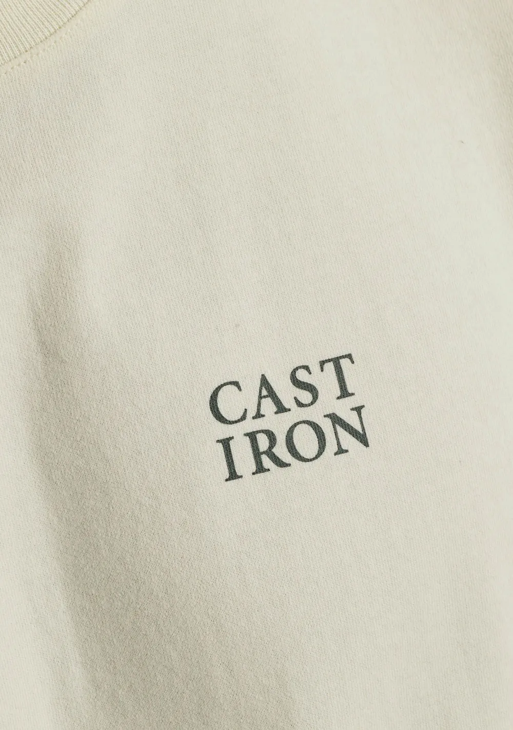 T-Shirts>CAST IRON TSHIRT Off white