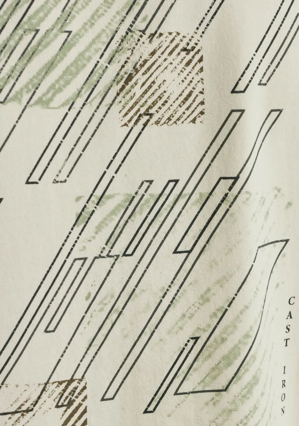 T-Shirts>CAST IRON TSHIRT Off white