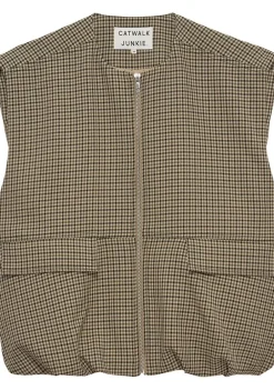 Gilets|Blazers & Jasjes>CATWALK JUNKIE GILET Beige