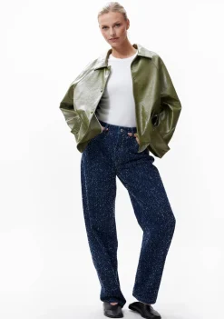 Blazers & Jasjes|Jassen>CATWALK JUNKIE LEER/SUEDE JACK Groen