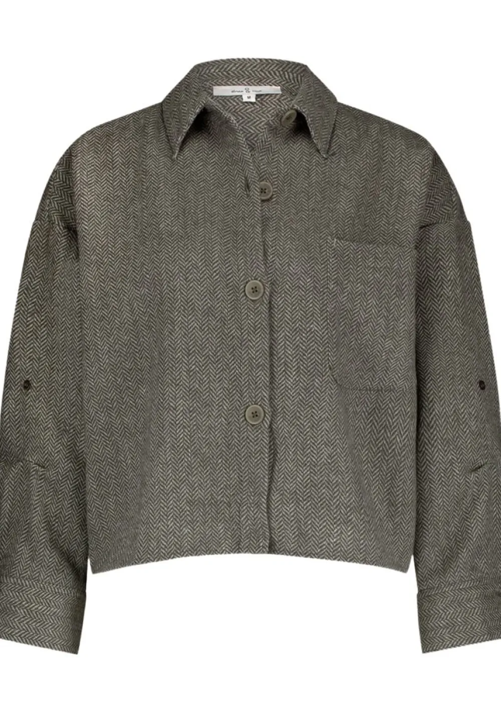 Blouses>CIRCLE OF TRUST BLOUSE Grijs