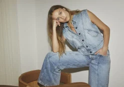 Gilets|Blazers & Jasjes>CO'COUTURE GILET Blauw