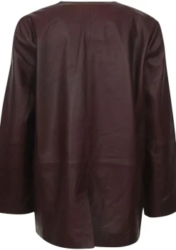 Blazers & Jasjes|Jassen>CO'COUTURE LEER/SUEDE JACK Rood