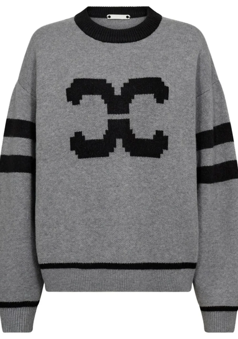 Truien>CO'COUTURE TRUI Grijs