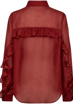 Blouses>COPENHAGEN MUSE BLOUSE Rood