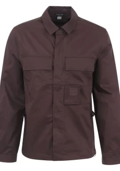 Overshirts>C.P. COMPANY OVERSHIRT Bruin
