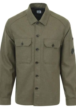 Overshirts>C.P. COMPANY OVERSHIRT Groen