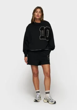 Sweaters|Truien>10DAYS SWEATER Zwart