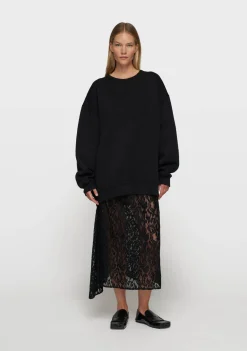 Sweaters|Truien>10DAYS SWEATER Zwart