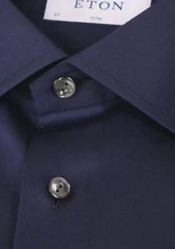 Overhemden>ETON OVERHEMD Blauw