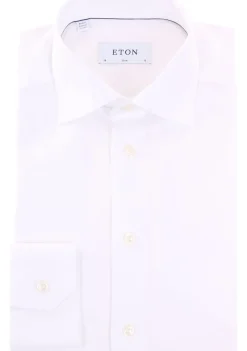 Overhemden>ETON OVERHEMD Wit