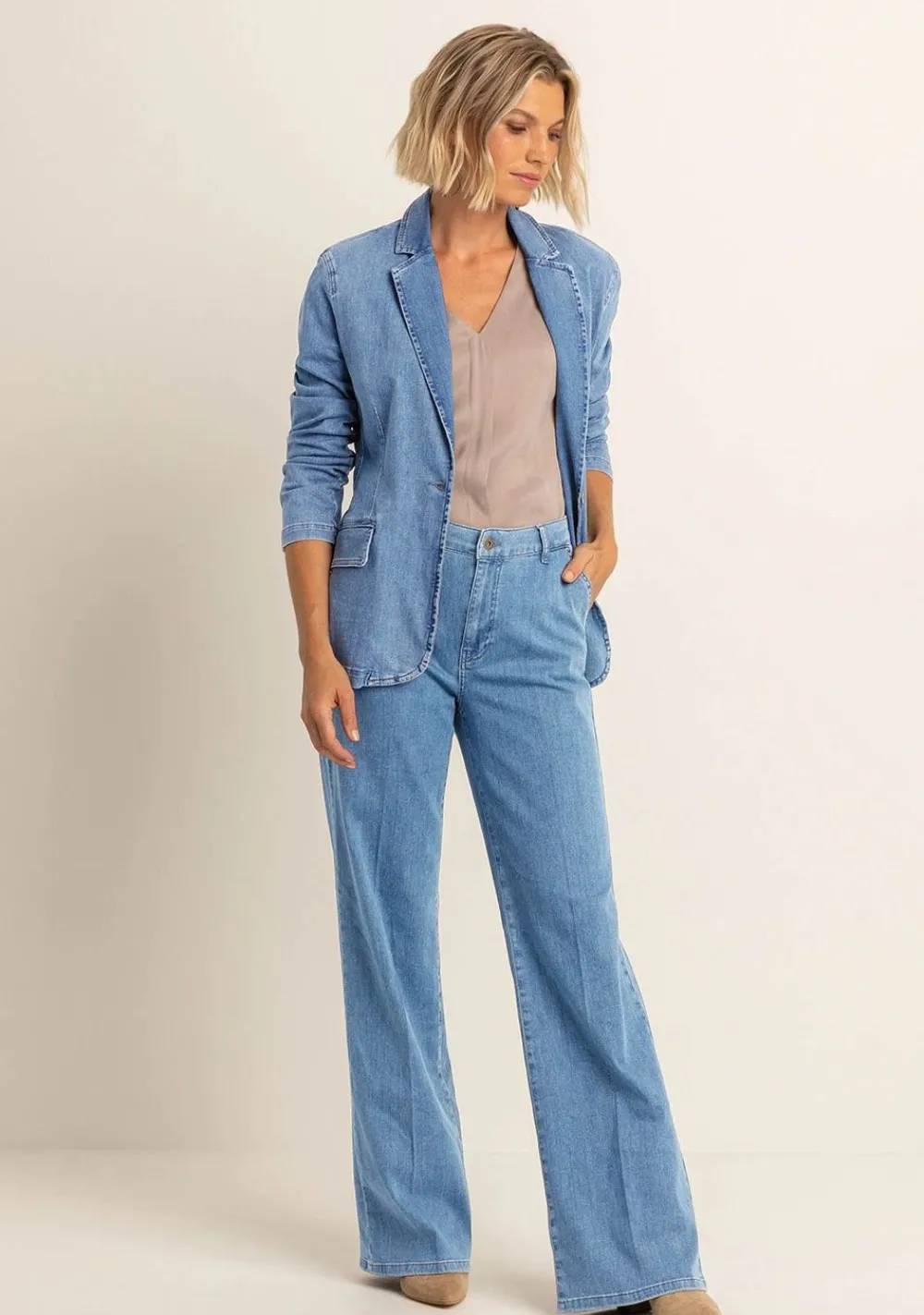 Blazers & Jasjes|Pakken & Co-Ords>EXPRESSO BLAZER Blauw