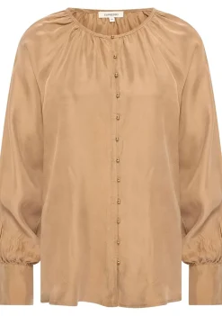Blouses>EXPRESSO BLOUSE Bruin