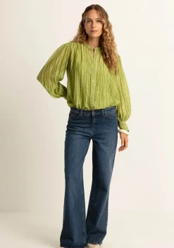 Blouses>EXPRESSO BLOUSE Groen