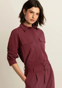 Pakken & Co-Ords|Blouses>EXPRESSO BLOUSE Rood