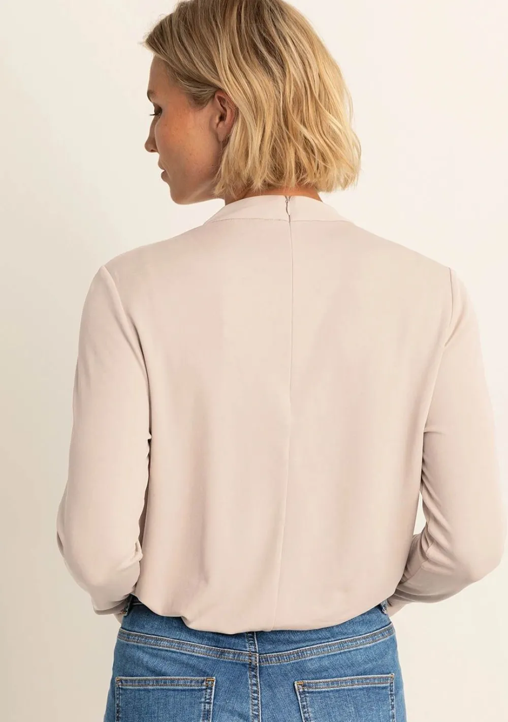 Blouses>EXPRESSO BLOUSE Beige