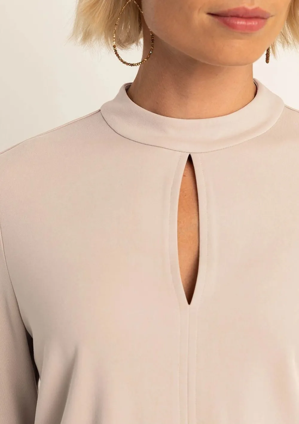 Blouses>EXPRESSO BLOUSE Beige