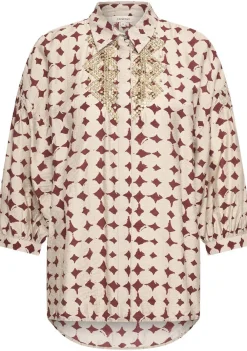 Blouses>EXPRESSO BLOUSE Rood