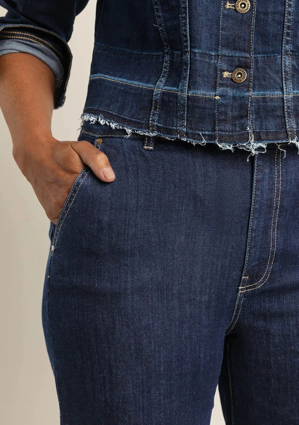 Blazers & Jasjes|Pakken & Co-Ords>EXPRESSO DENIMJACK Blauw