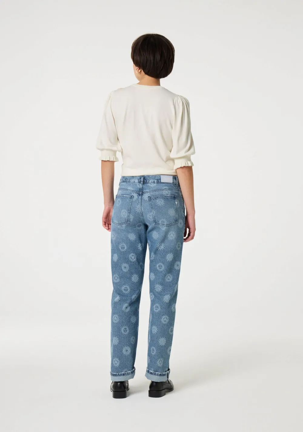 Truien>FABIENNE CHAPOT TRUI KORTE MOUW Off white