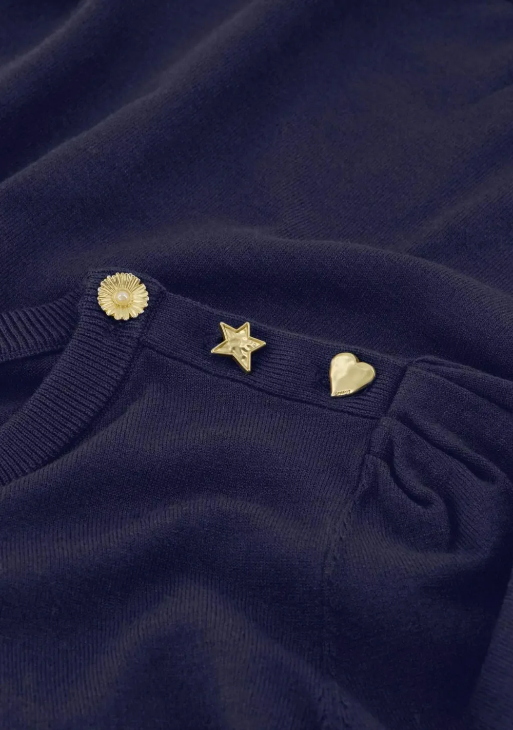 Truien>FABIENNE CHAPOT TRUI KORTE MOUW Blauw