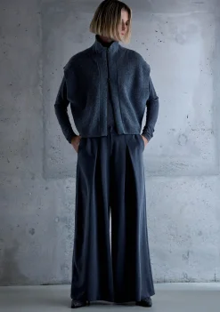 Gilets|Blazers & Jasjes>FEMMES DU SUD GILET Grijs