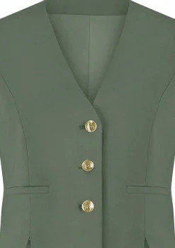 Gilets|Blazers & Jasjes>FIFTH HOUSE GILET Groen