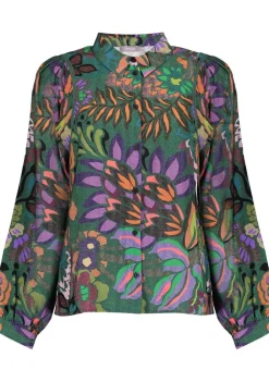 Blouses>GEISHA BLOUSE Groen