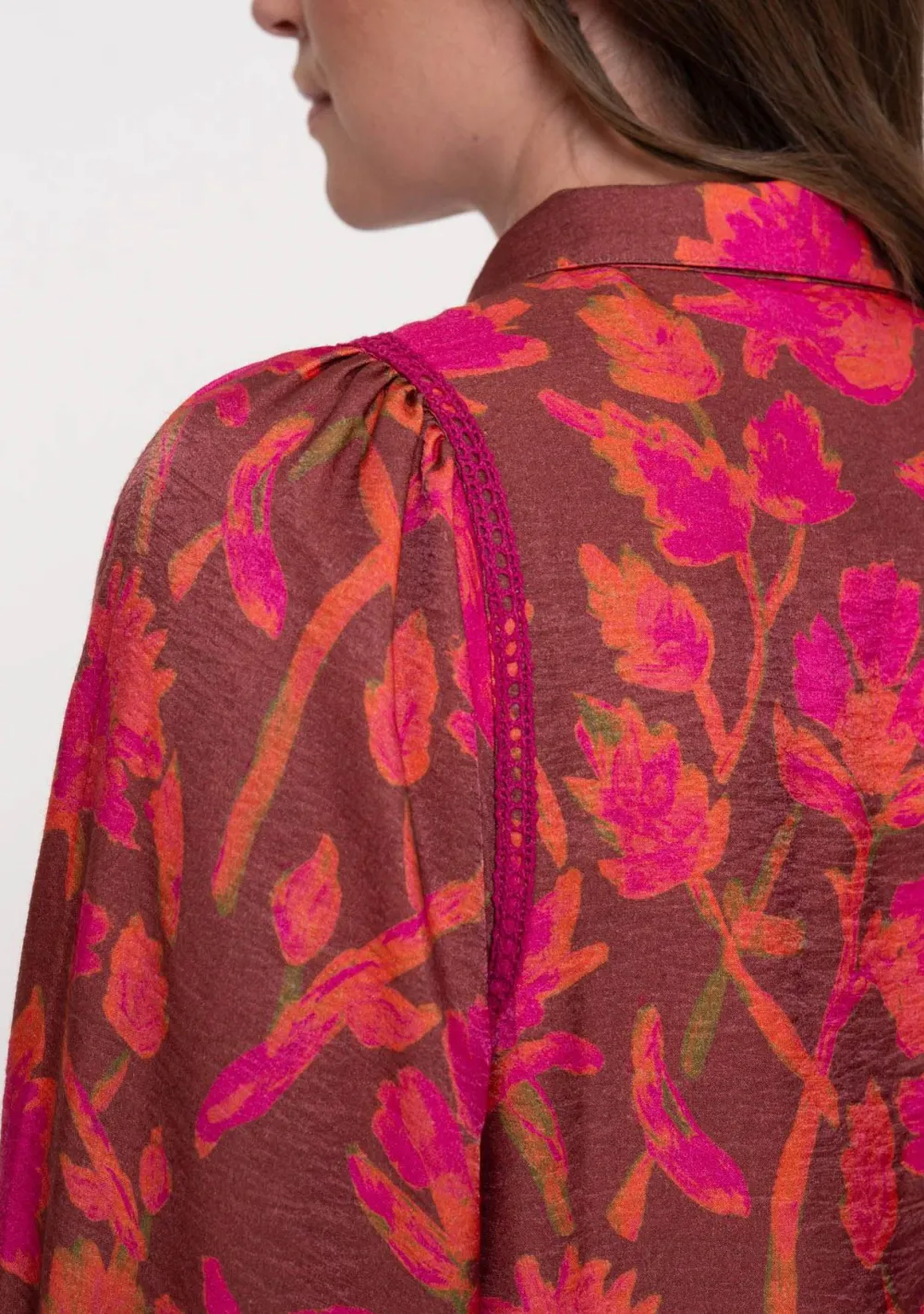 Blouses>GEISHA BLOUSE Rood