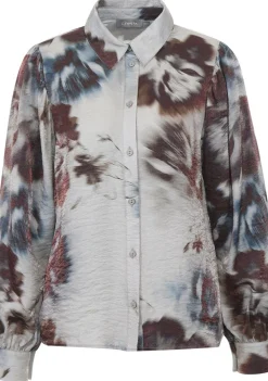 Blouses>GEISHA BLOUSE Grijs