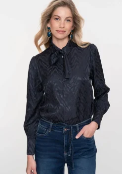 Blouses>GEISHA BLOUSE Zwart