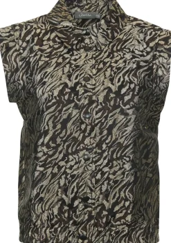 Gilets|Blazers & Jasjes>GEISHA GILET Bruin