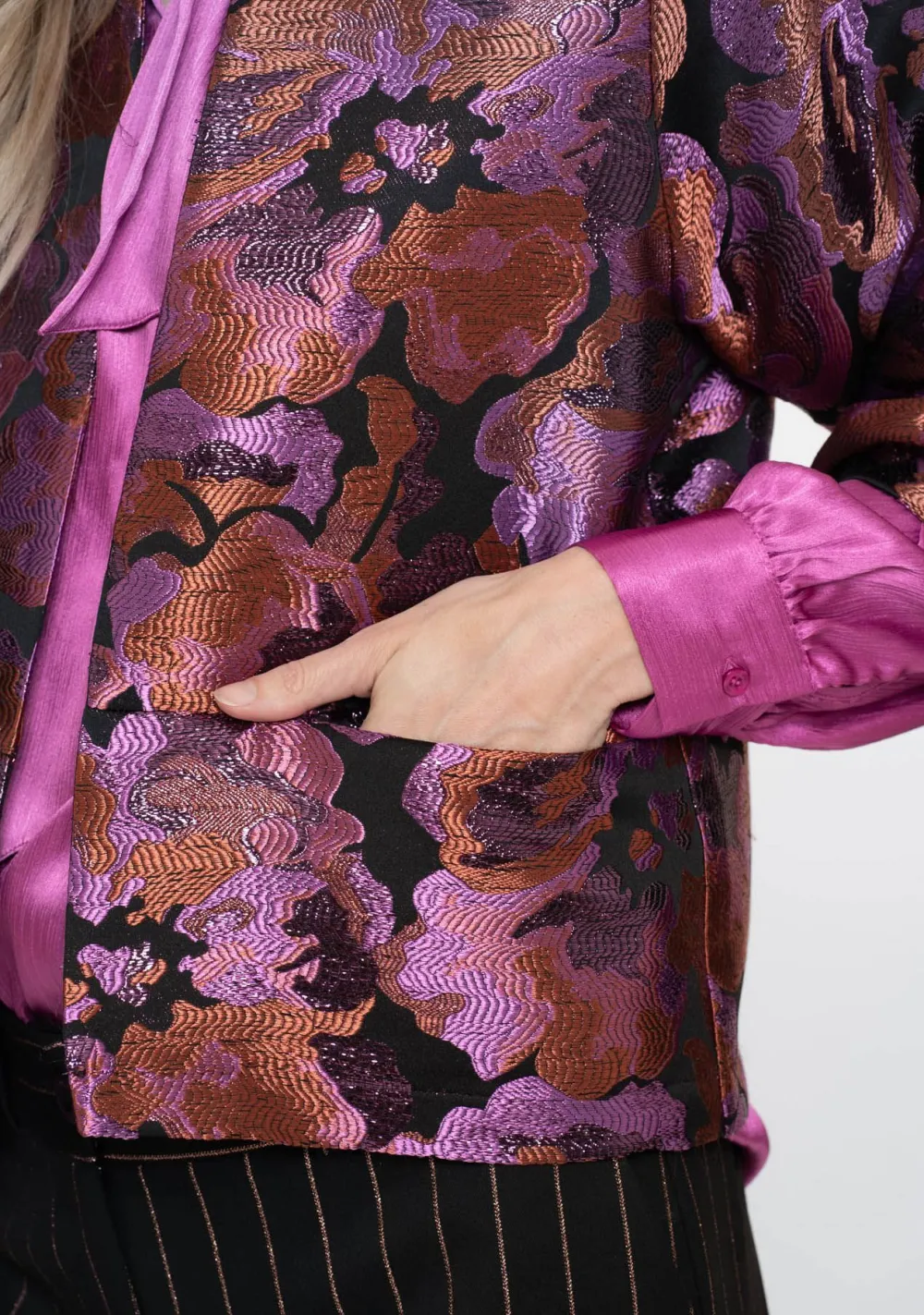 Blazers & Jasjes>GEISHA JASJE Paars