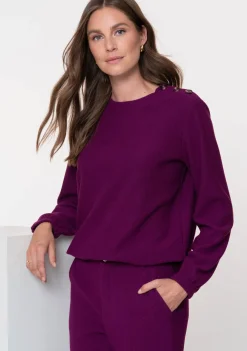 Sweaters|Pakken & Co-Ords>GEISHA SWEATER Paars