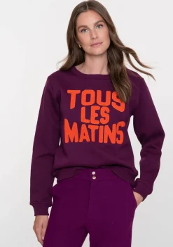 Sweaters|Truien>GEISHA SWEATER Paars