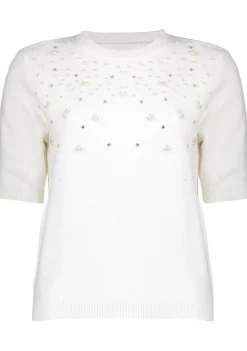 Truien>GEISHA TRUI KORTE MOUW Off white