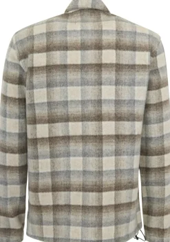 Overshirts>GENTI OVERSHIRT Bruin