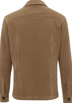 Overshirts>GENTI OVERSHIRT Bruin