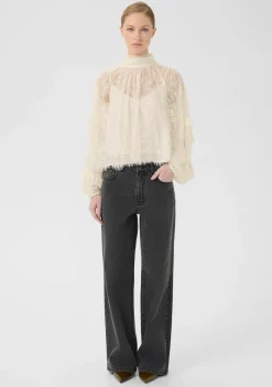 Blouses>GESTUZ BLOUSE Off white