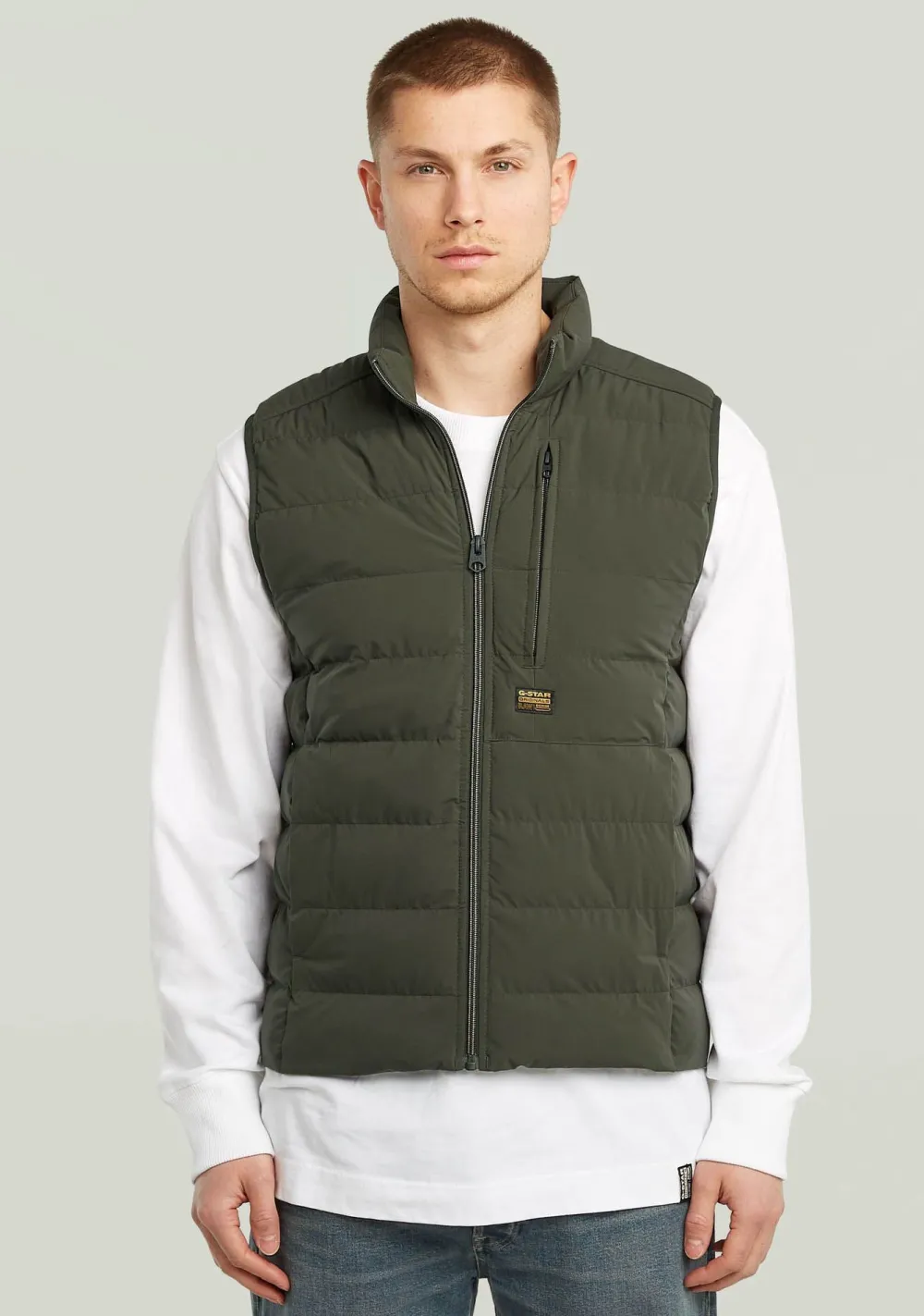Jassen|Bodywarmers>G-STAR BODYWARMER Groen