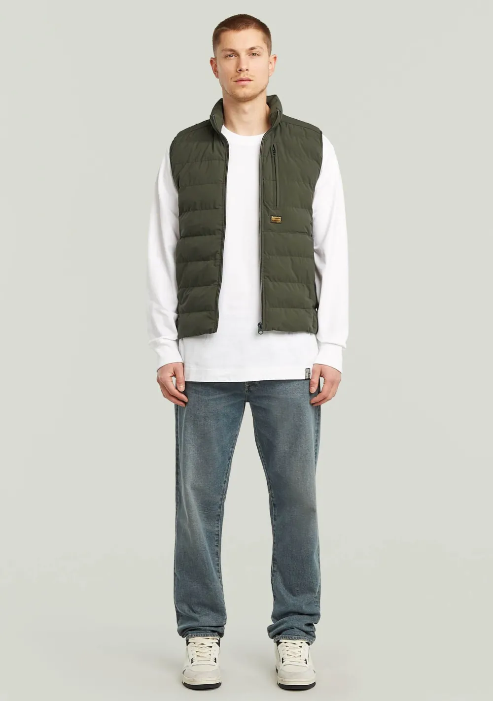 Jassen|Bodywarmers>G-STAR BODYWARMER Groen